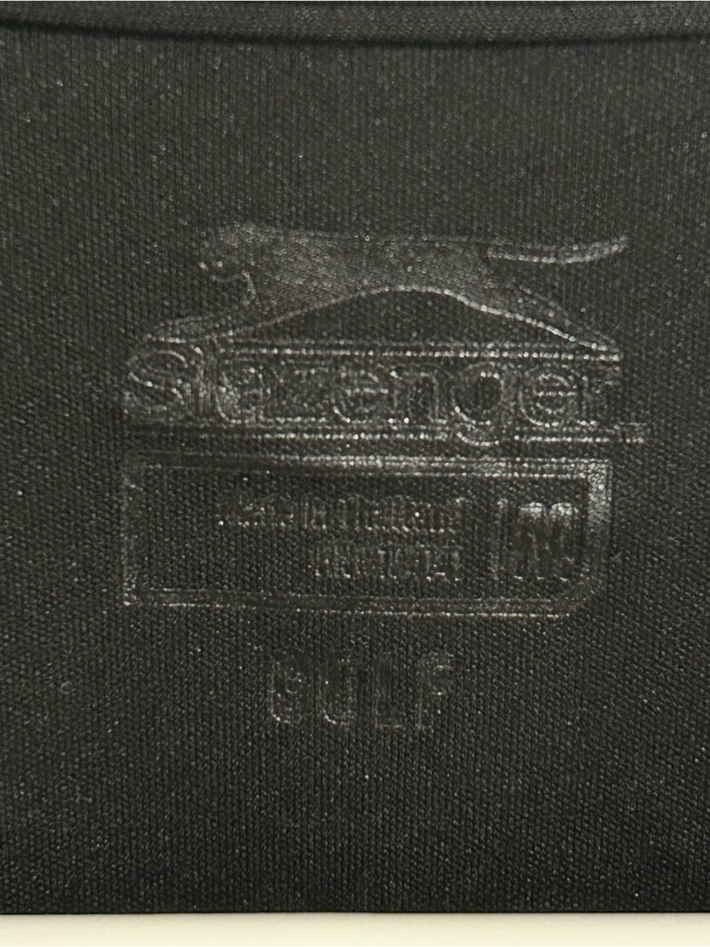 Slazenger Black Golf Polo Athletic Zip Front shirt - Picture 3 of 7